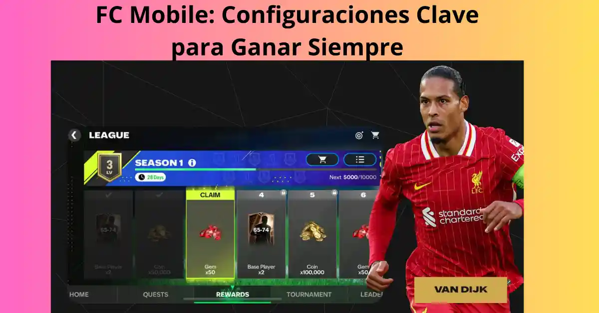 Configuraciones esenciales en FC Mobile para ganar siempre