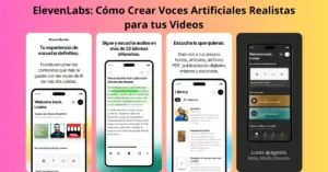 Crear voces artificiales realistas con ElevenLabs