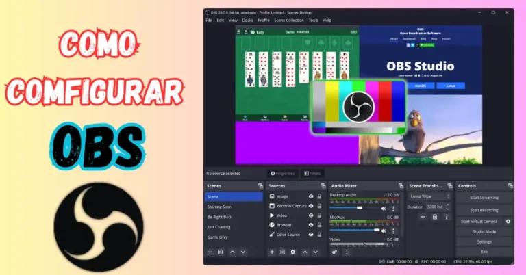 OBS Studio: Herramienta Definitiva para Streaming y Grabación Profesional 1 Guía completa de OBS Studio 2025: Configuración profesional para streaming y grabación de video de alta calidad