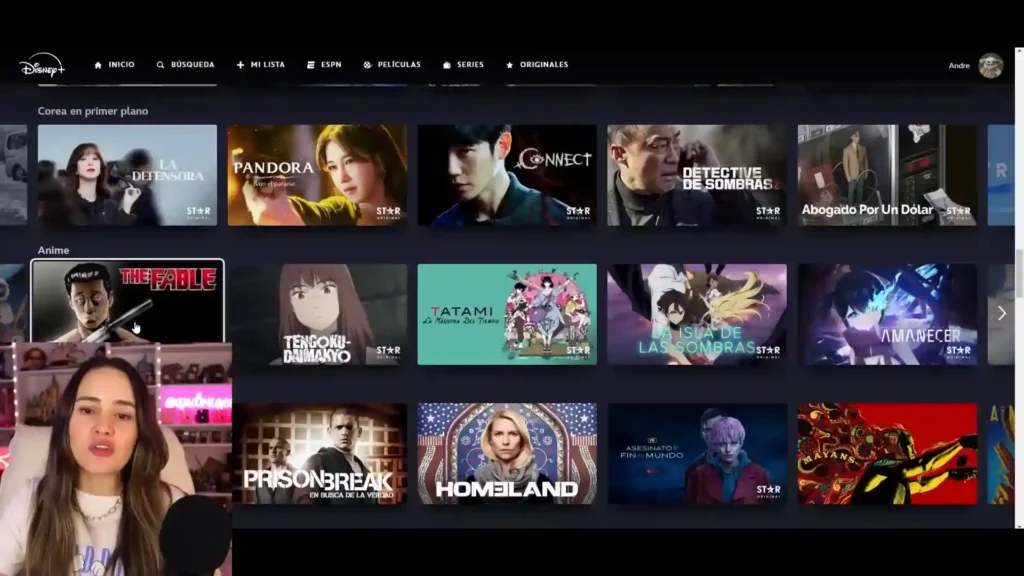 Disney+ Revoluciona el Streaming: Lo Nuevo que Debes Conocer 4 Imagen ilustrativa de la sección de series coreanas y anime en Disney+, mostrando algunos de los títulos más populares y exclusivos de la plataforma. Desde emocionantes K-Dramas hasta animes con historias cautivadoras, descubre el mejor contenido asiático para disfrutar en streaming
