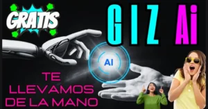 Interfaz de GIZ AI mostrando acceso gratuito a diversas herramientas de inteligencia artificial
