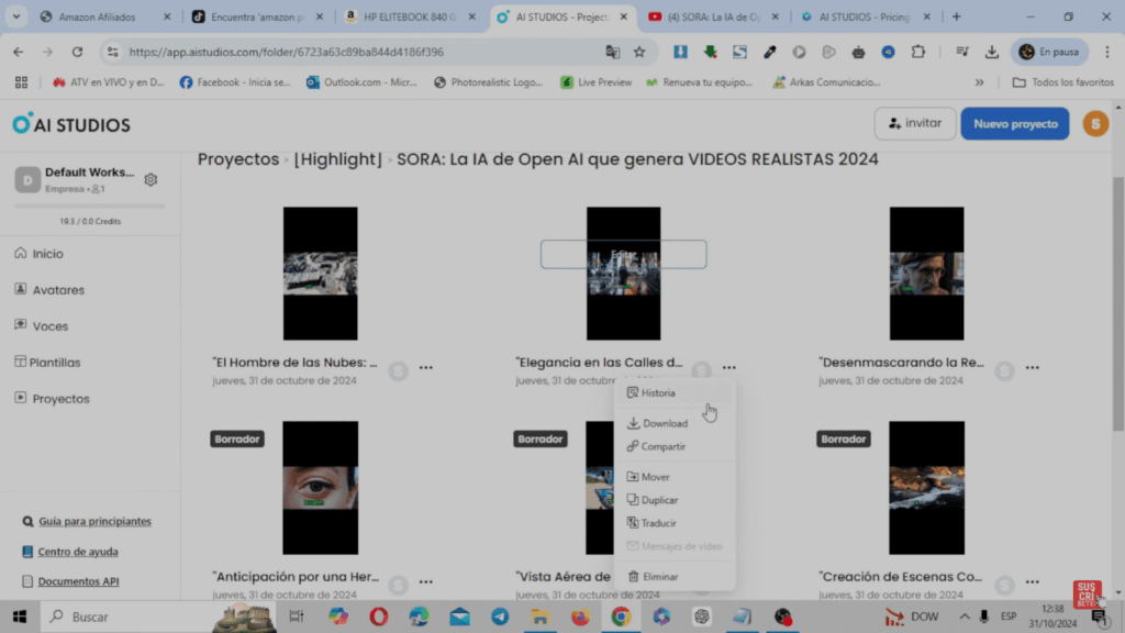 Transformación de Videos Automáticos con DeepBrain AI 3 Imagen que muestra cómo dividir un video largo en clips cortos, seleccionando las mejores partes y ajustándolas para una audiencia rápida en plataformas como TikTok, Instagram o YouTube Shorts