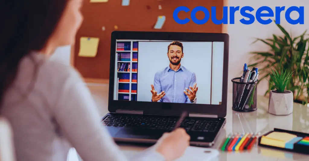 Coursera: Cursos Gratis y de Pago para Impulsar Tu Carrera 9 Interfaz de Coursera mostrando opciones de cursos gratuitos y de pago, con categorías como tecnología, negocios y desarrollo personal