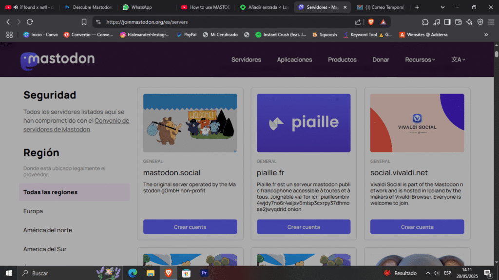 Aprende Mastodon: Cómo Unirte y Seguir Personas Correctamente 2 Mastodon, una red social de código abierto y descentralizada que forma parte del llamado “fediverso”. A diferencia de plataformas centralizadas, Mastodon permite a los usuarios elegir servidores (instancias) con sus propias normas comunitarias, garantizando mayor control sobre los datos y la experiencia. Es ideal para quienes buscan privacidad, libertad de expresión y una comunidad más enfocada en el contenido que en los algoritmos