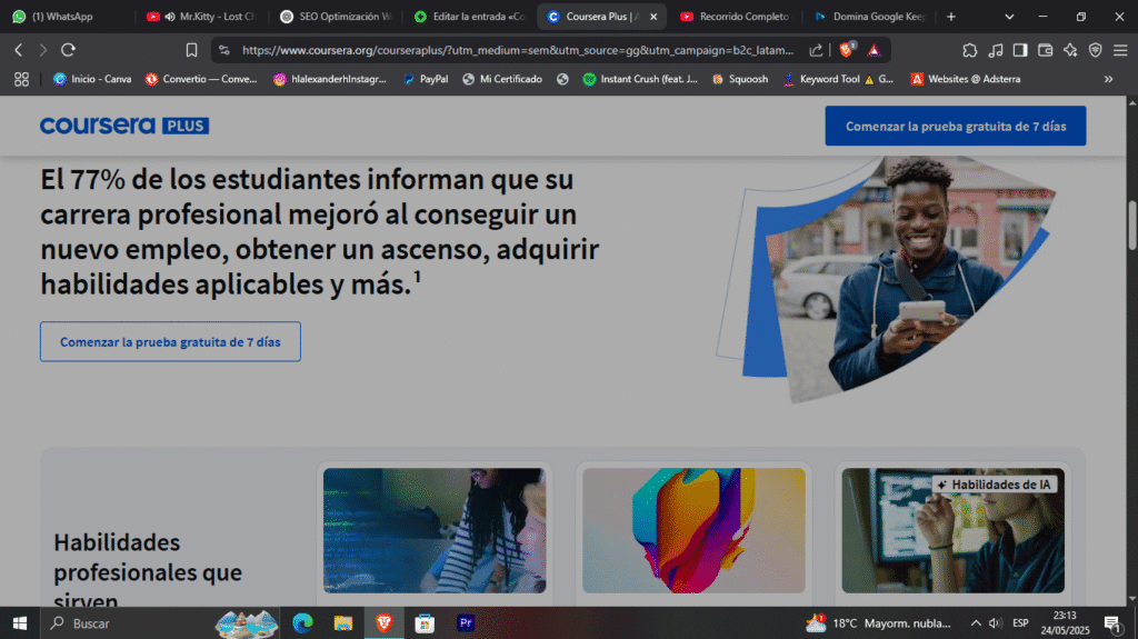 Coursera: Cursos Gratis y de Pago para Impulsar Tu Carrera 4 certificado oficial emitido por Coursera, respaldado por instituciones como Google, Stanford o la Universidad de Yale