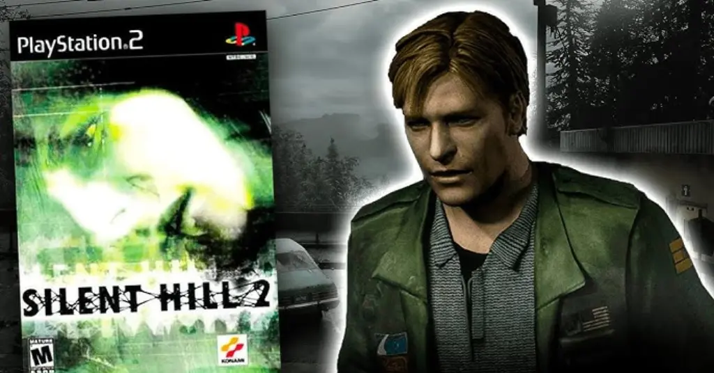 Silent Hill 2: Qué es y Por qué Es Uno De Los Mejores Juegos De Terror 6 James Sunderland caminando entre la niebla densa en Silent Hill 2, con la icónica atmósfera sombría del juego
