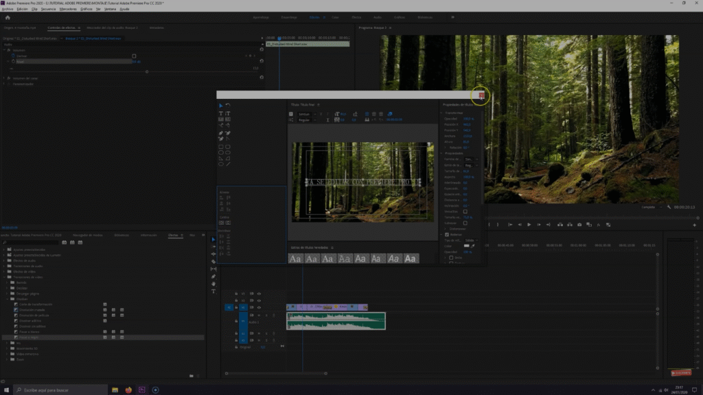 Premiere Pro: Cómo Editar Como un Profesional 4 Adobe Premiere Pro, donde el editor puede aplicar elementos visuales como disolvencias, barridos, efectos de color, correcciones de lente y transiciones de audio