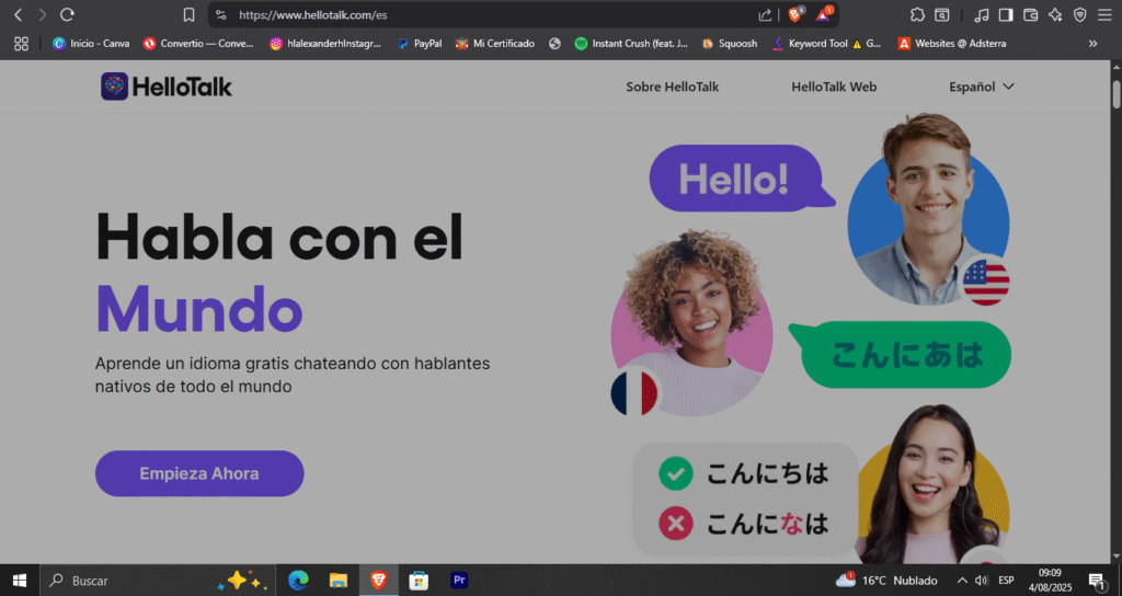 Hello Talk: El Secreto Mejor Guardado Para Aprender Idiomas 2 HelloTalk es una aplicación revolucionaria que permite aprender idiomas conversando directamente con hablantes nativos de todo el mundo.